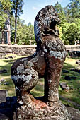 Angkor Thom - Bayon temple, east gopura of the third enclosure 